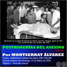 POSTRIMERÍAS DEL ASESINO - Por MONTSERRAT ÁLVAREZ - Domingo, 10 de Mayo de 2020